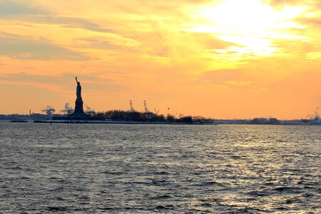 Statue of Liberty at New York USA photo