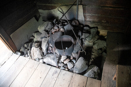 Soup cooking place in Finnish house photo