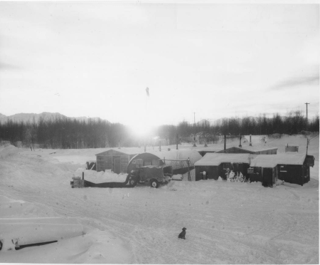Hangar Facilities at Anchorage in Winter-1