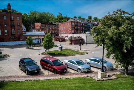 Parking lot in Galena photo