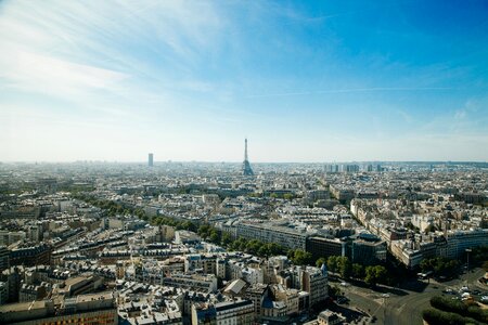 Overlooking the Cityscape of Paris photo