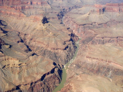 Grand Canyon National Park in late afternoon photo