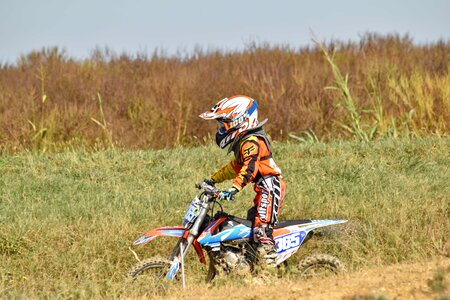 Child motocross motorcycle photo