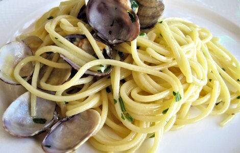 Clams garlic parsley