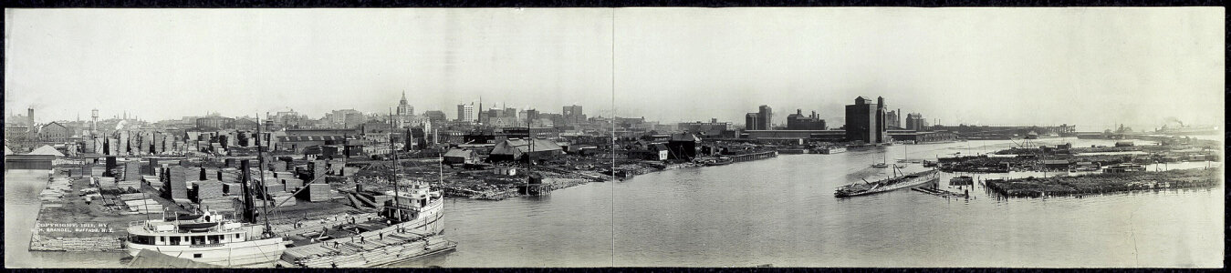 Buffalo from Lake Erie in Buffalo, New York photo