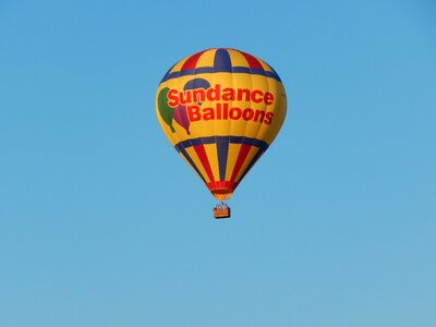 Balloon flying ride photo