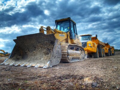 Equipment industry excavator photo