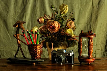Antique camera decoration