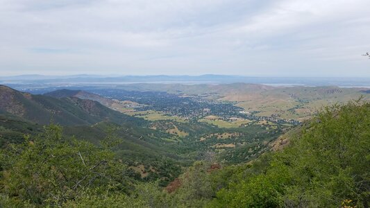 Hilltop panoramic landscape
