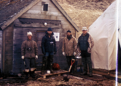 Agattu Island field camp staff, May 1974