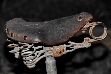 Bicycle leather old