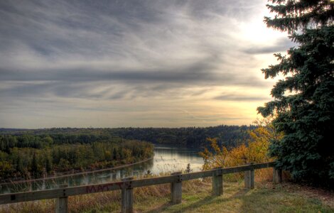 North Saskatchewan River valley photo