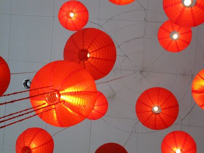 Paper lanterns chinese new year philippines photo