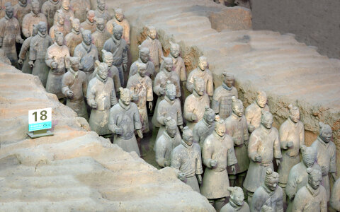 Emperor Qin's Terra Cotta Arm photo