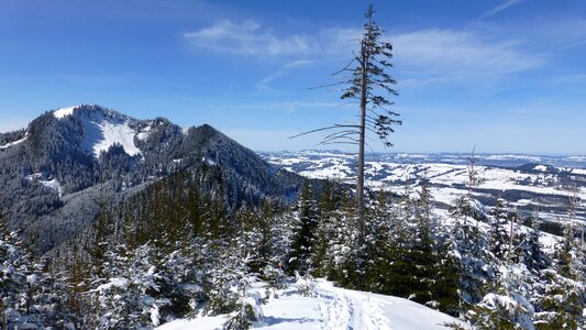 Panorama sun mountains