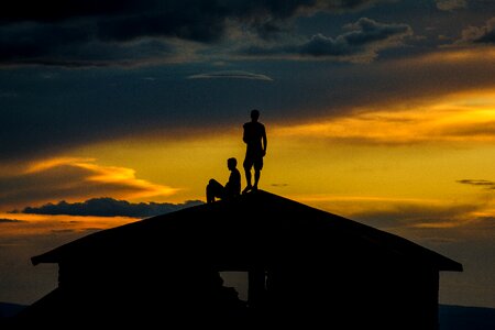 Twilight freedom sunset photo