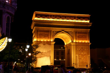 Triomphe of the Paris Hotel at The Strip in Las Vegas, Nevada photo