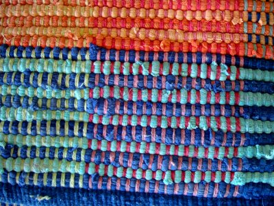 Warp weft textiles photo