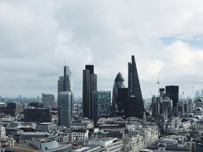 View for the London's Business District photo