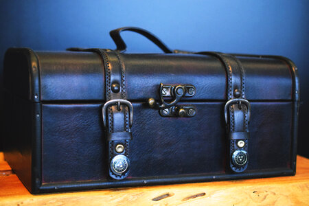 Leather Suitcase photo