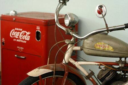 Vintage bike coca-cola photo