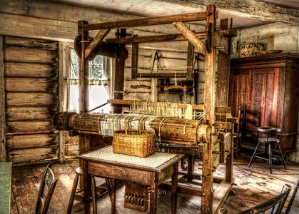 Vintage building interior photo