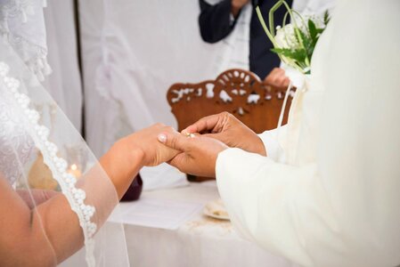 Grooms ring commitment