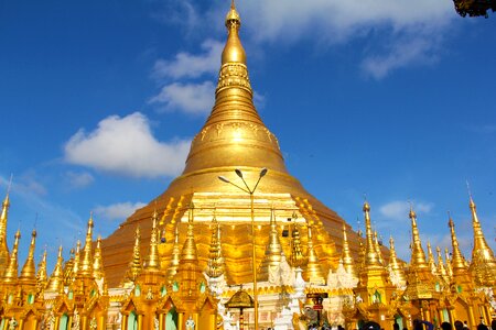 Shwedagon pagoda yangon myanmar photo