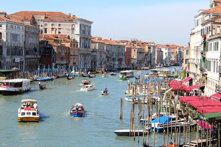 Italy boats canal photo