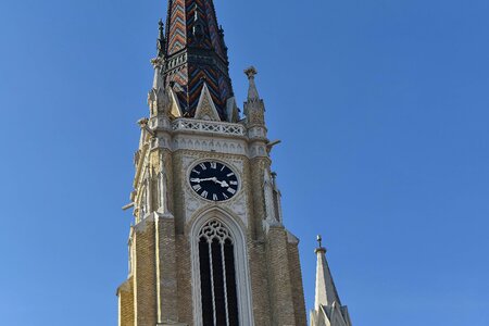 Catholic church tower gothic photo