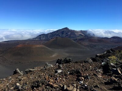 Trail in Haleakala National Park, Maui, Hawaii