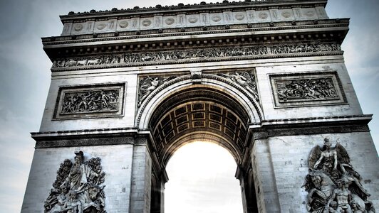 Paris arc de triomphe city trip photo