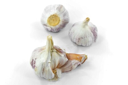 Garlic cooking food photo