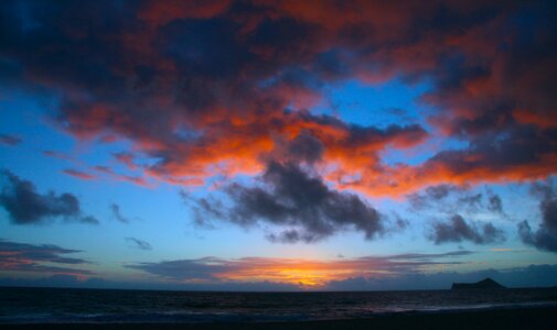 Beach sea seascape photo