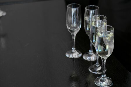 White Wine glass champagne photo
