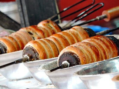 Pretzel pastry food photo