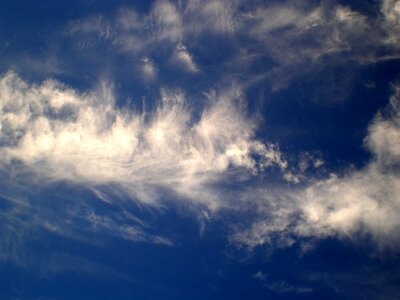 Blue atmosphere cloudscape photo