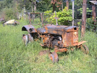 Tractor iron metal photo