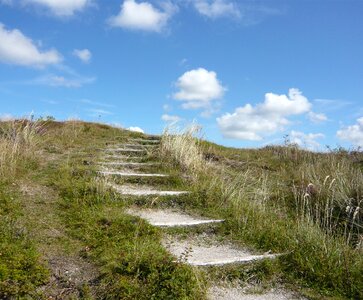 Dunes away landscape photo