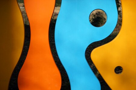 Wooden wall colorful color