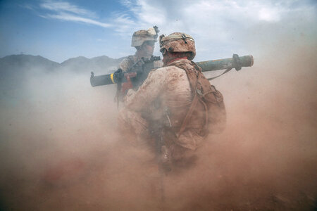 Marine Regiment fire a Mk 153 Shoulder-Launched photo