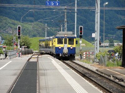 Grindelwald Railwaystation, Berner Oberland, Switzerland photo
