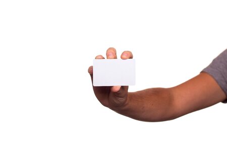 Stick hand over advertisement