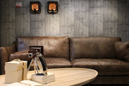 Leather garnish facilities decoration photo