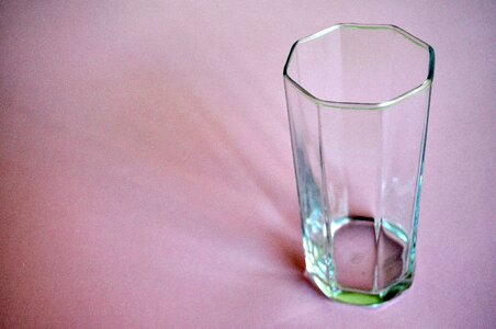 Empty glass water