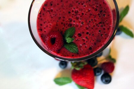 Healthy Red Smoothie photo