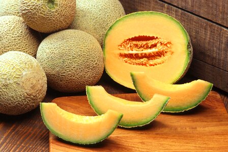 Melon fruits plants