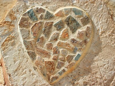 Love mosaic nature photo