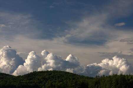 Clouds Over Mountains photo