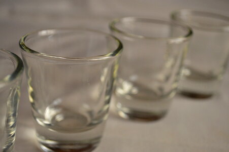 Glasses In A Row